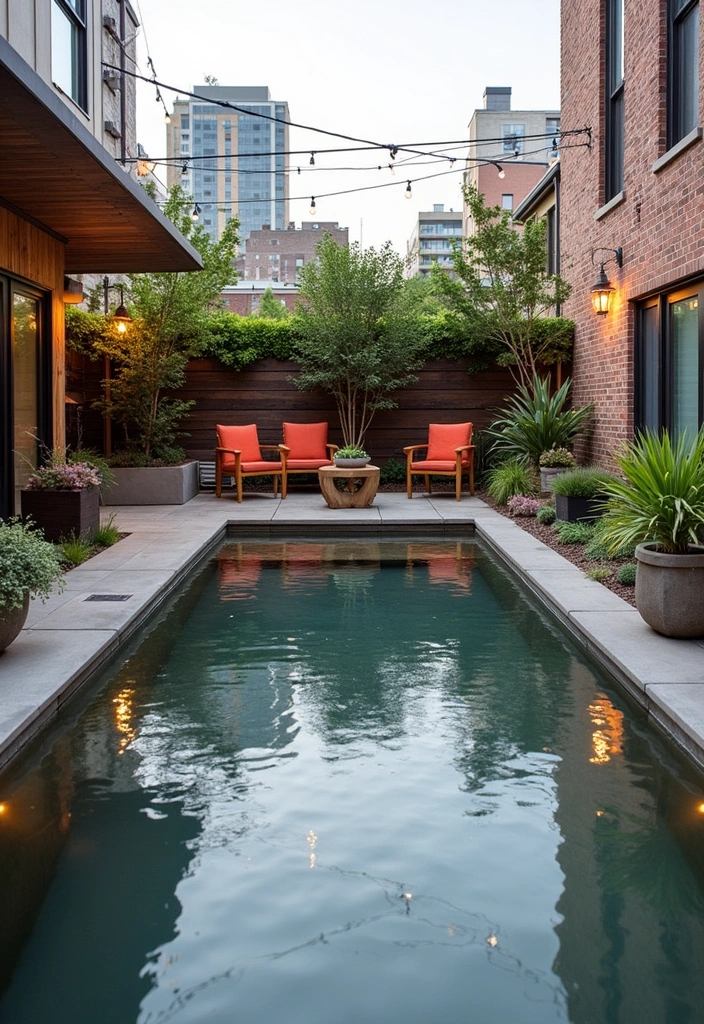 24 Stunning Stock Tank Pool Ideas for Your Backyard Aesthetic - 7. Industrial Chic