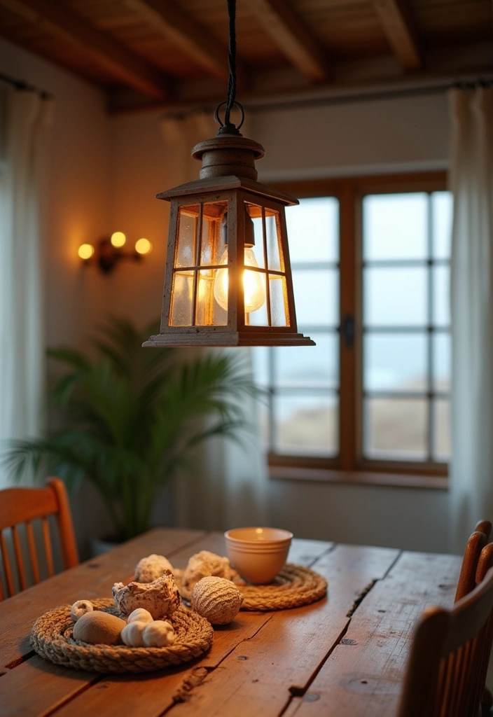 24 Surf Room Decor Ideas for a Coastal Paradise - 3. Nautical Lighting Fixtures