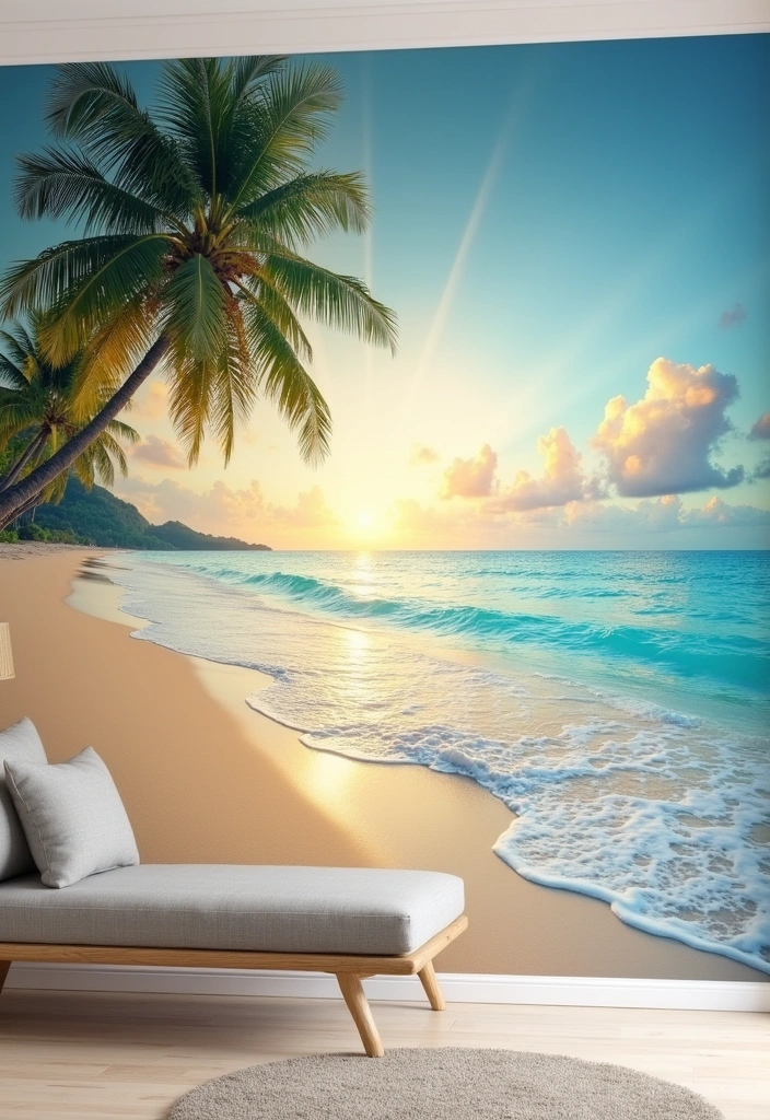 24 Surf Room Decor Ideas for a Coastal Paradise - 5. Beachy Wall Murals