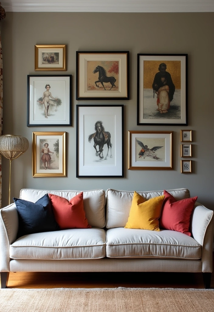 25 Classic Living Room Ideas to Inspire Timeless Decor - 6. Classic Artwork Displays