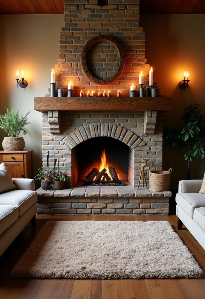 25 Classic Living Room Ideas to Inspire Timeless Decor - 7. Cozy Fireplaces