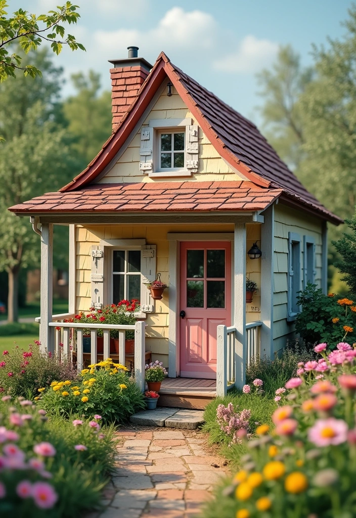 25 Goat House Ideas: Rustic & Charming Decor for Your Furry Friends - 2. Cozy Cottage Vibes