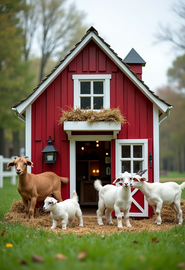 25 Goat House Ideas: Rustic & Charming Decor for Your Furry Friends - 5. Farmhouse Flair