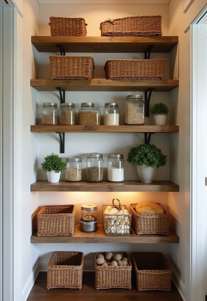 25 Pantry Room Ideas That Will Transform Your Space - 1. Rustic Farmhouse Pantry