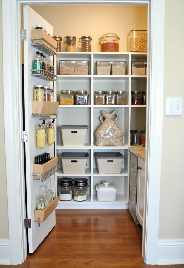25 Pantry Room Ideas That Will Transform Your Space - 7. Small Space Pantry Solutions