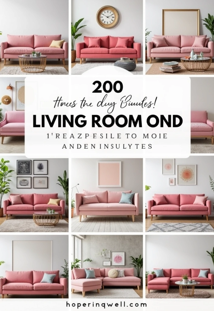 25 Pink Couch Living Room Ideas - Conclusion