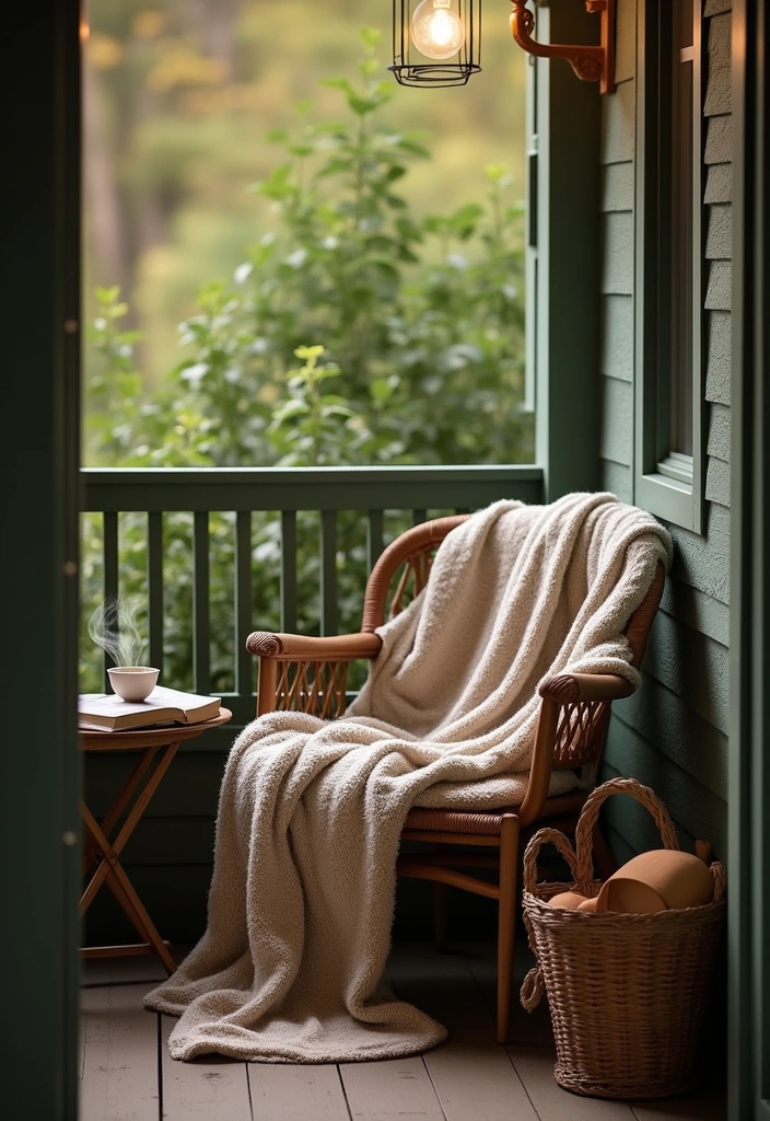 25 Small Front Porch Decorating Ideas to Transform Your Outdoor Space - 12. Create a Reading Nook