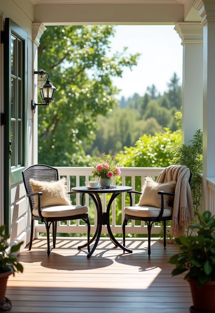 25 Small Front Porch Decorating Ideas to Transform Your Outdoor Space - 2. Cozy Seating Nooks
