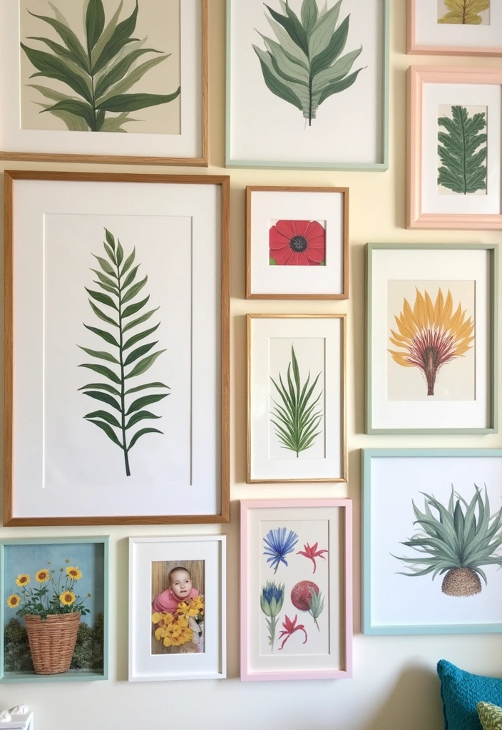 25 Spring Home Decor Ideas to Refresh Your Space - 4. Create a Spring-Inspired Gallery Wall