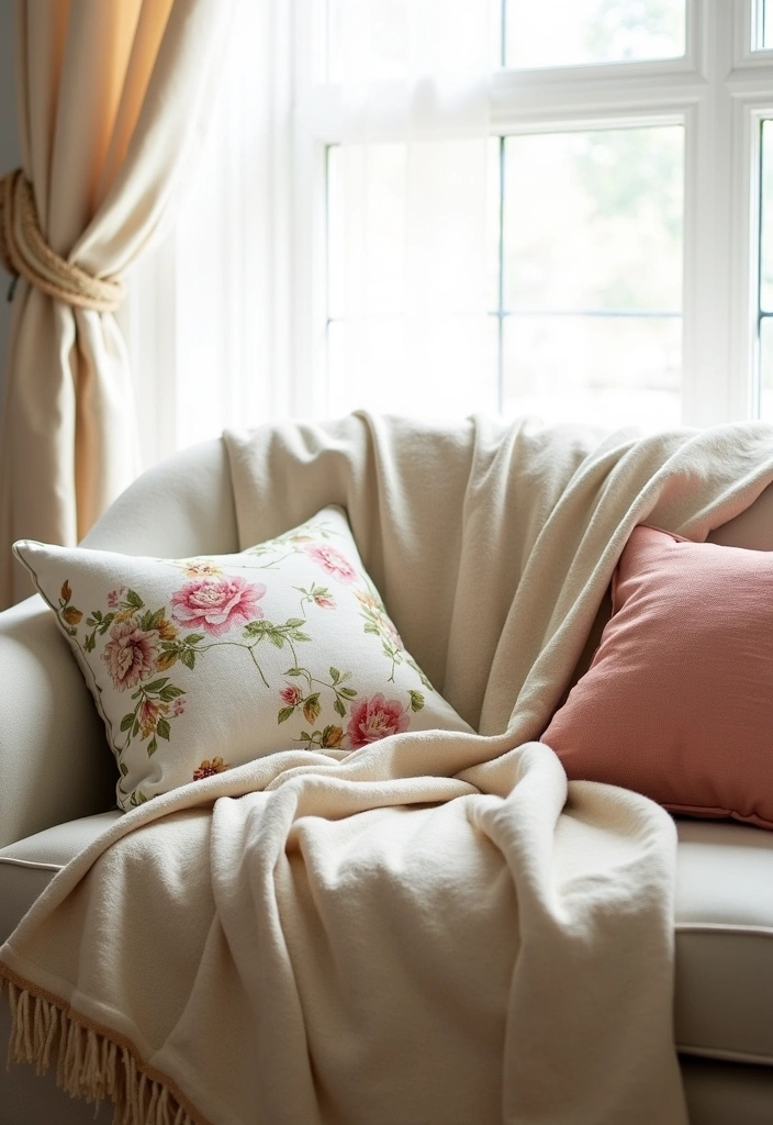 25 Spring Home Decor Ideas to Refresh Your Space - 6. Use Seasonal Textiles