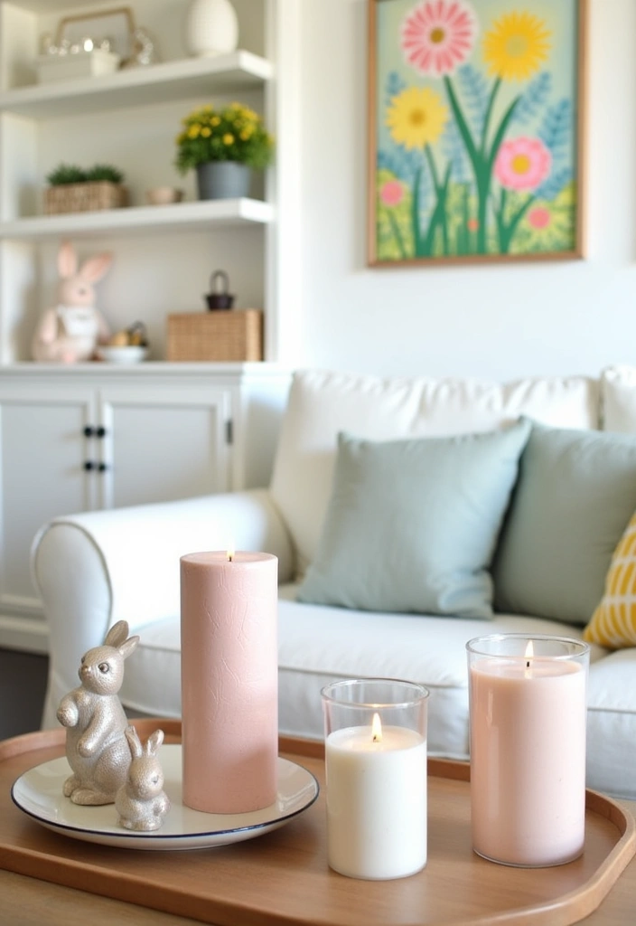 25 Spring Living Room Decor Ideas - 11. Seasonal Accents