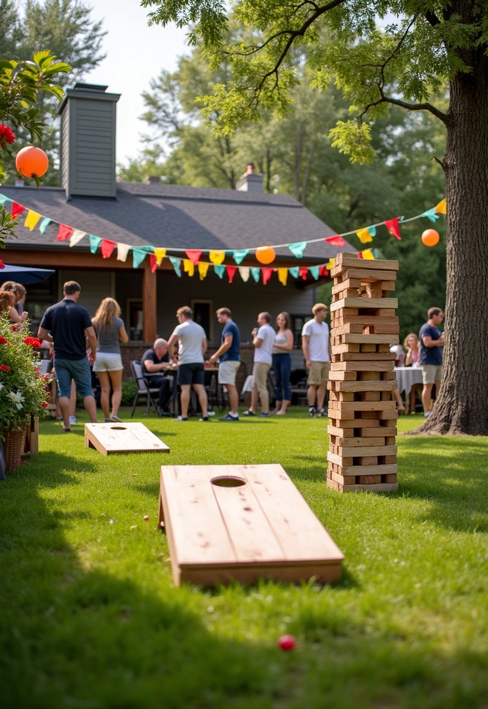 26 Backyard Baby Shower Ideas to Celebrate in Style - 7. Garden Games