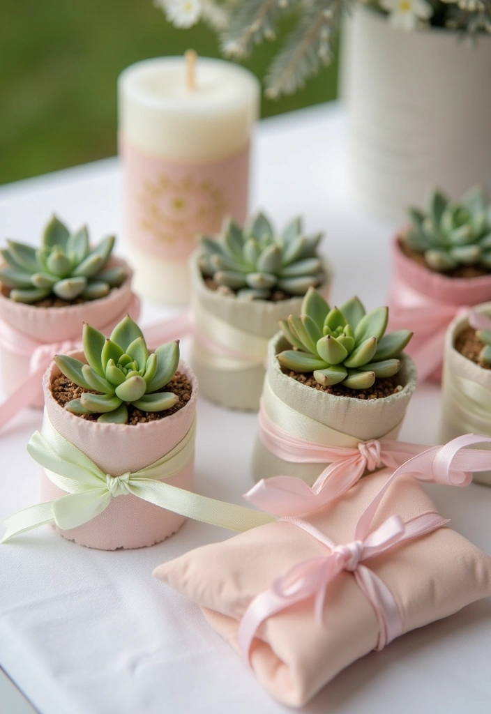 26 Backyard Baby Shower Ideas to Celebrate in Style - 8. Baby Shower Favors