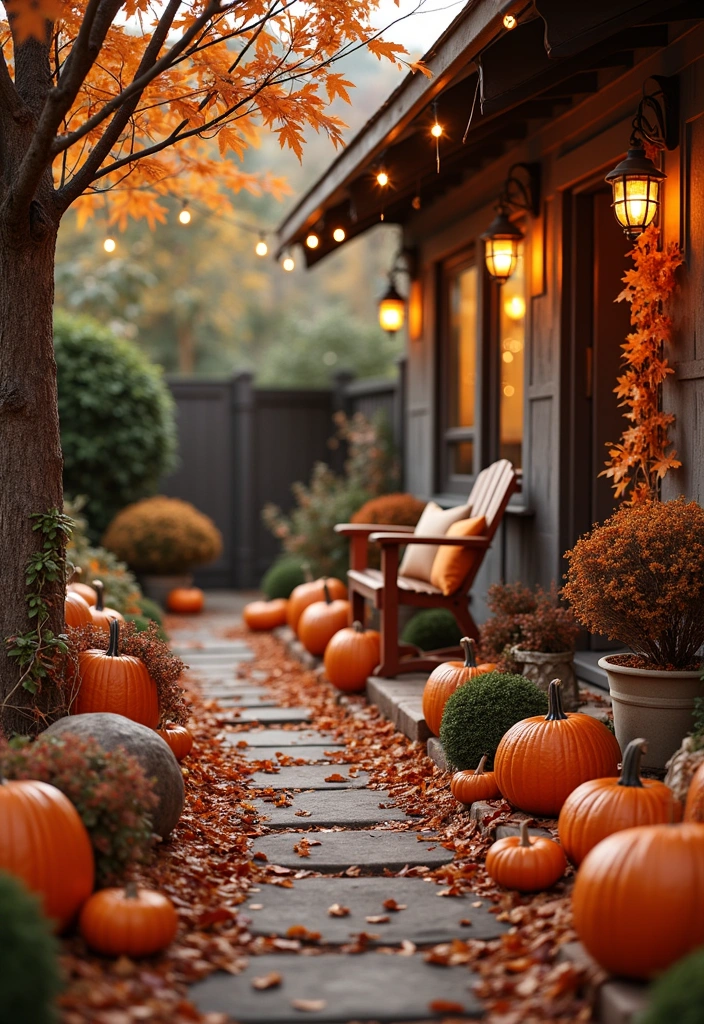 26 Backyard Ideas on a Budget - 18. Seasonal Decor Changes