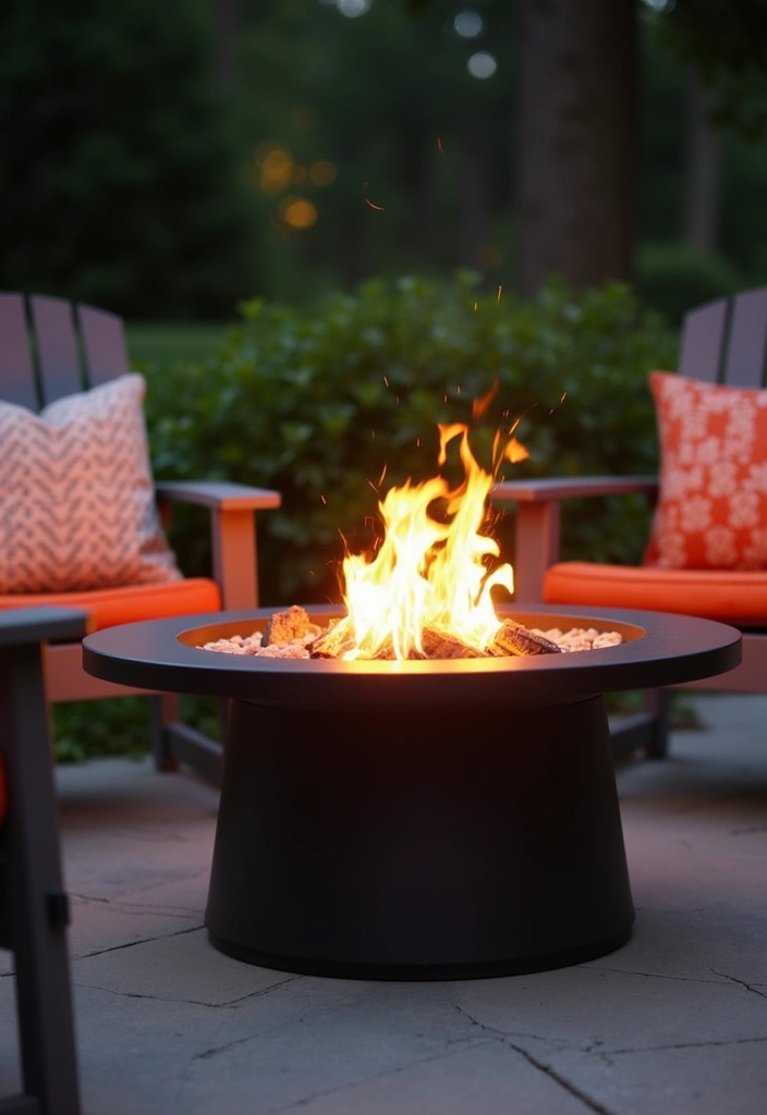26 Backyard Ideas on a Budget - 19. Portable Fire Pit