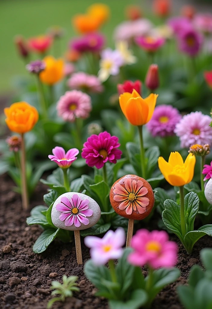 26 Backyard Ideas on a Budget - 20. DIY Plant Markers