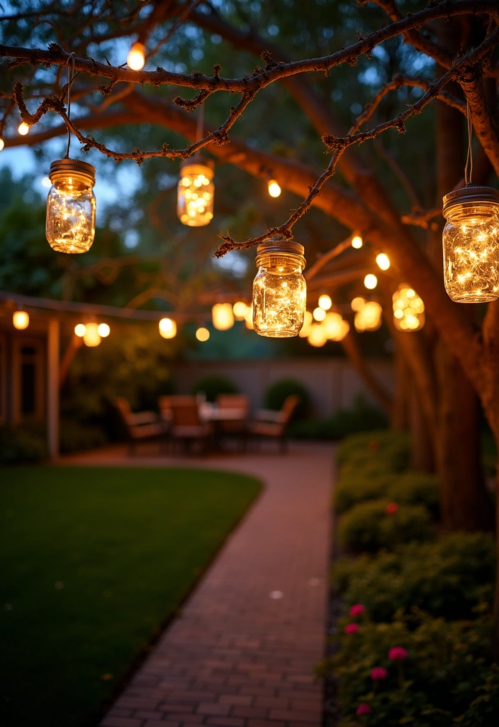 26 Backyard Ideas on a Budget - 5. DIY Outdoor Lighting