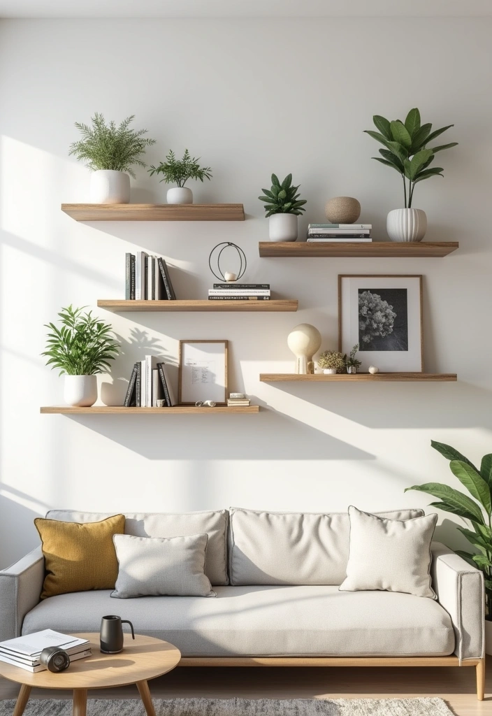 26 DIY Room Decor Ideas - 10. DIY Floating Shelves