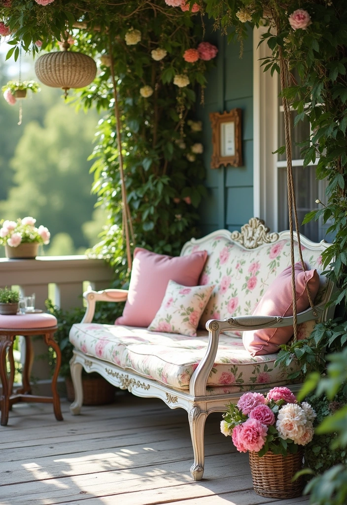 26 Deck Ideas Off Back of House - 12. Vintage Chic Deck