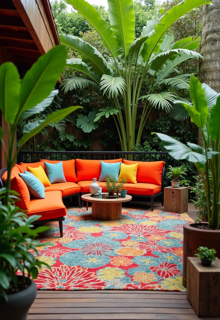 26 Deck Ideas Off Back of House - 5. Tropical Oasis