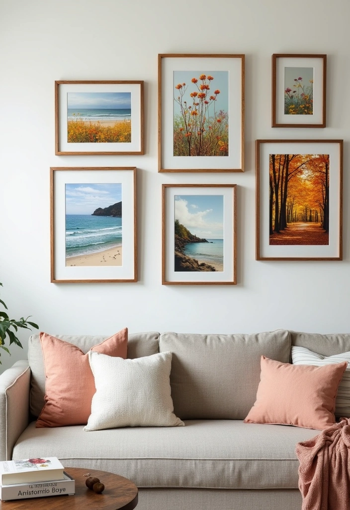 26 Four Seasons Room Ideas to Transform Your Home Decor - 12. Seasonal Artwork Swaps