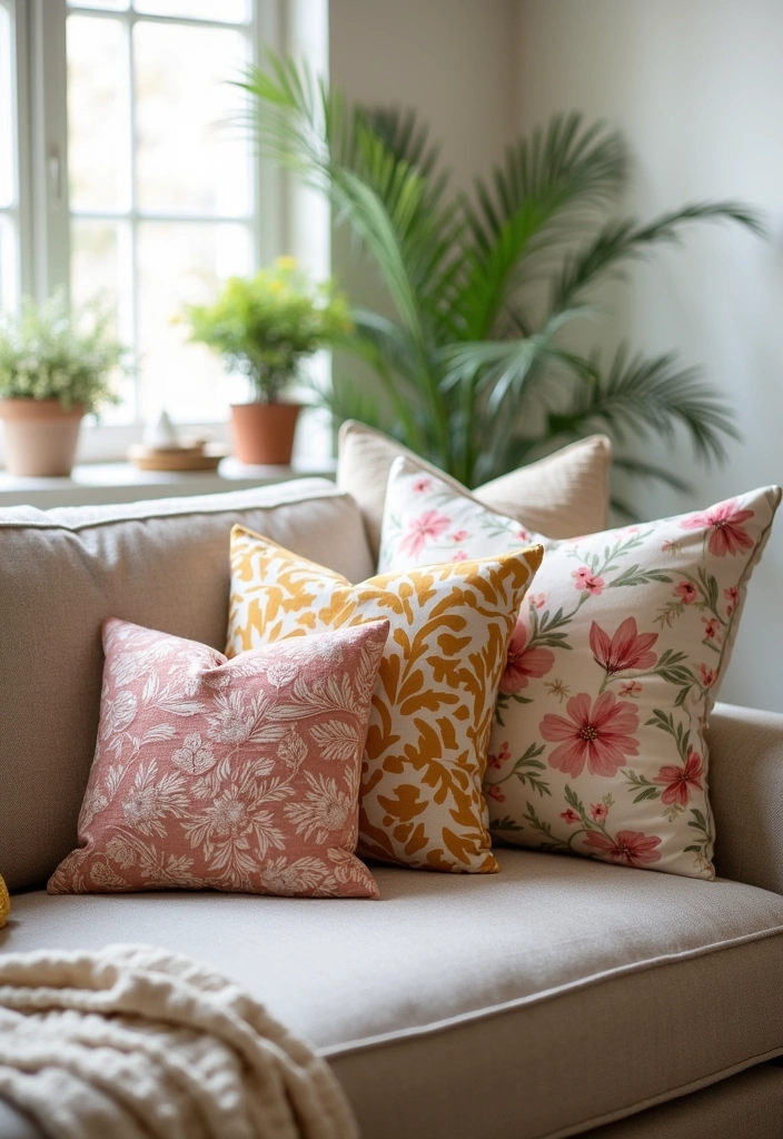 26 Four Seasons Room Ideas to Transform Your Home Decor - 17. Seasonal Themed Pillows