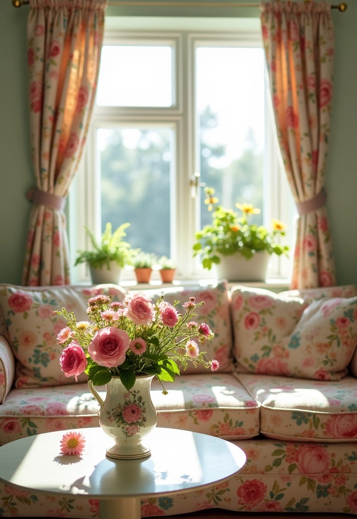 26 Four Seasons Room Ideas to Transform Your Home Decor - 2. Spring Floral Burst