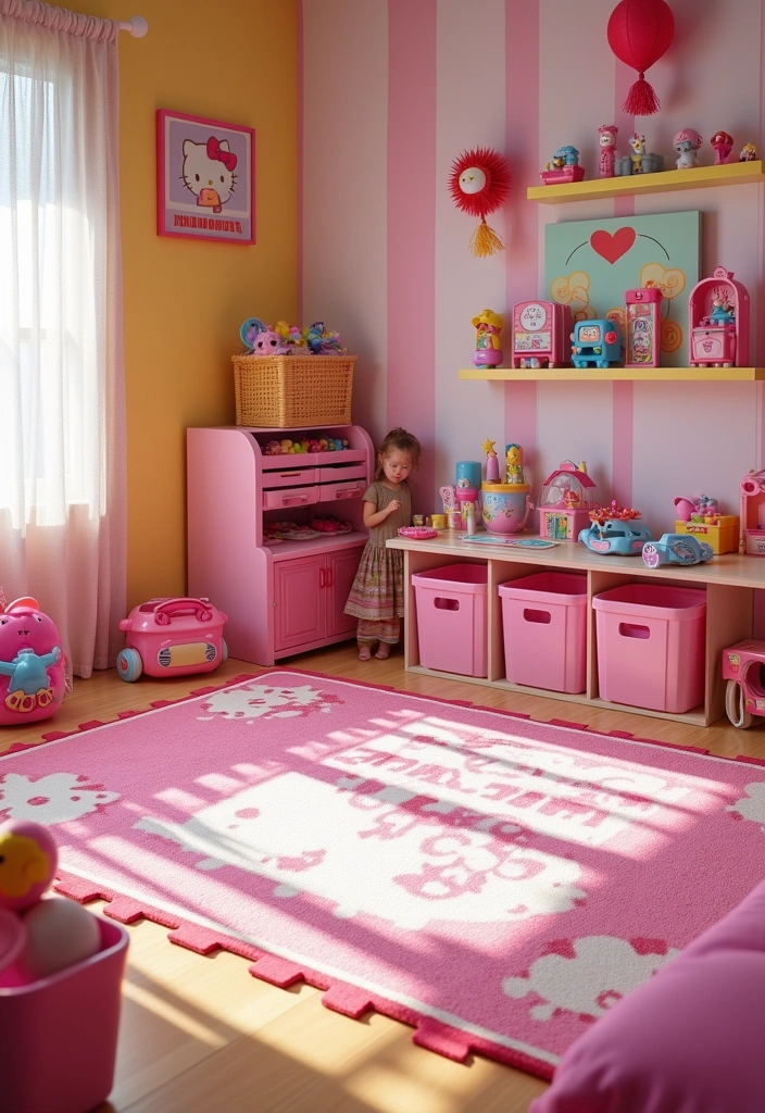 26 Hello Kitty Rooms Ideas - 9. Hello Kitty Playroom