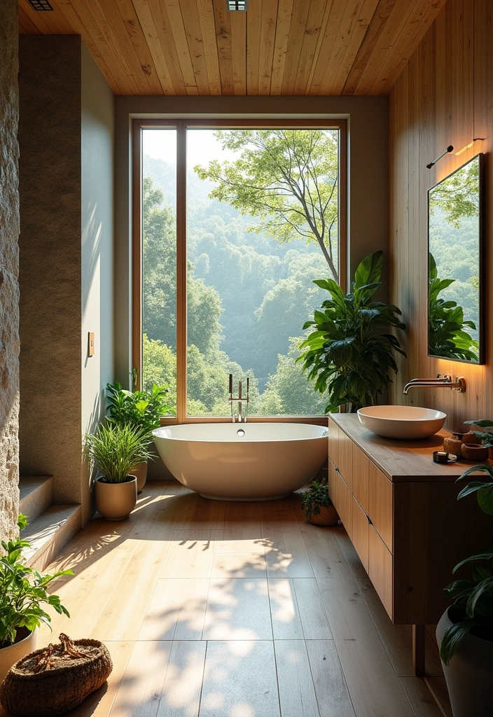 26 Master Bath Ideas for a Luxurious Renovation - 12. Nature-Inspired Designs