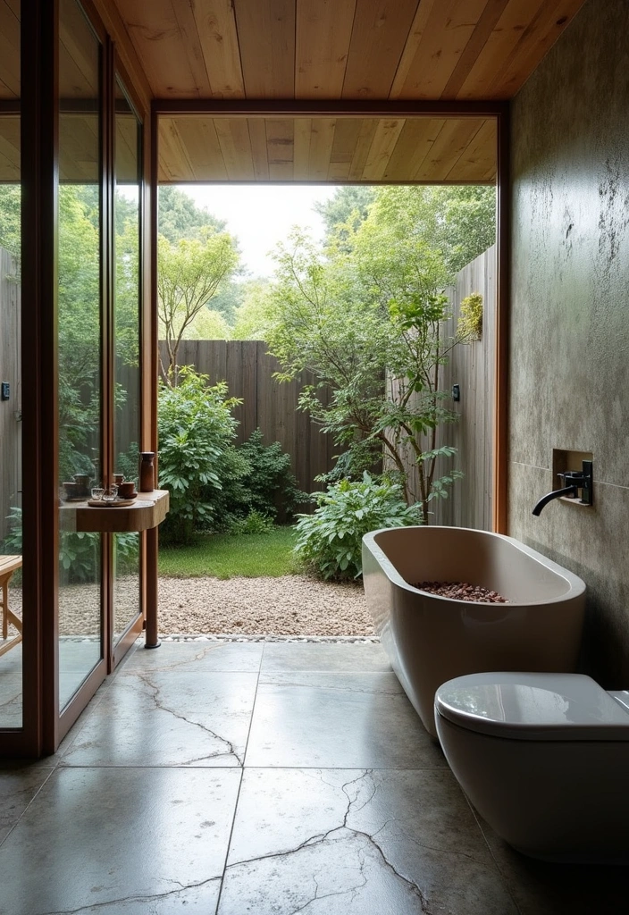 26 Master Bath Ideas for a Luxurious Renovation - 15. Outdoor Elements