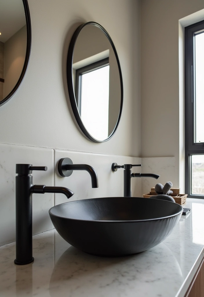 26 Master Bath Ideas for a Luxurious Renovation - 16. Bold Fixtures