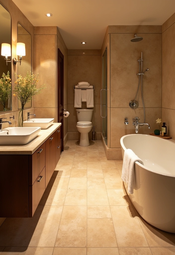 26 Master Bath Ideas for a Luxurious Renovation - 20. Heated Floors
