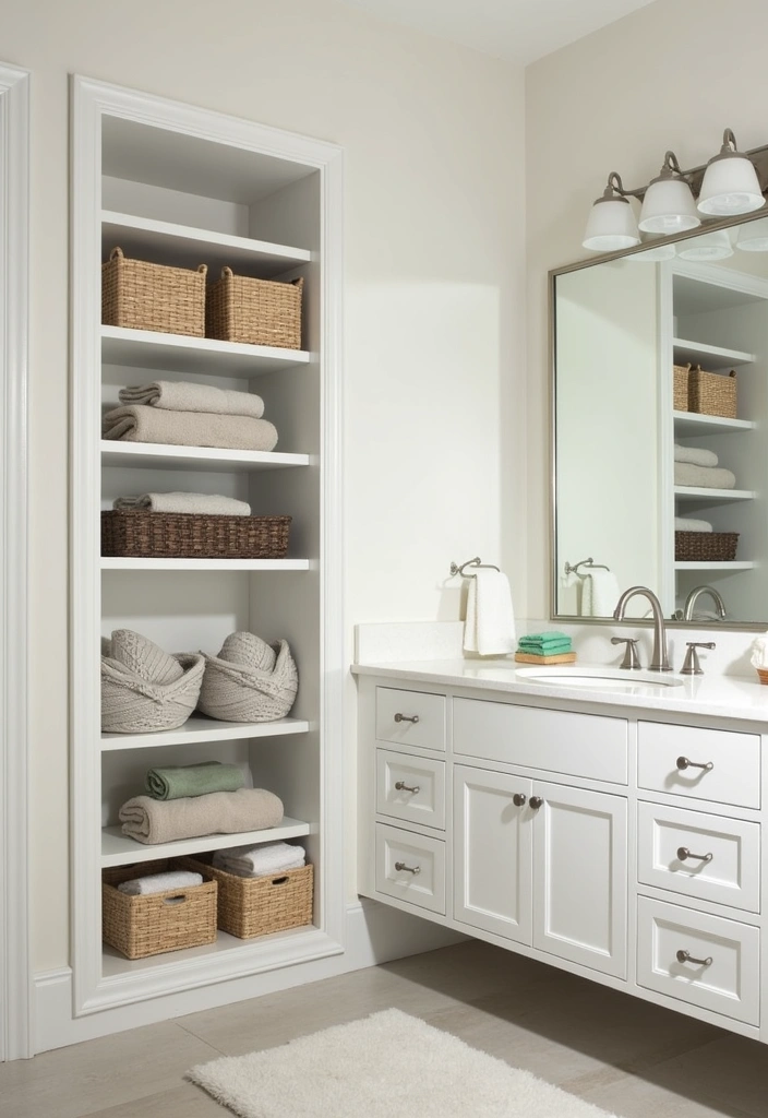 26 Master Bath Ideas for a Luxurious Renovation - 3. Smart Storage Solutions