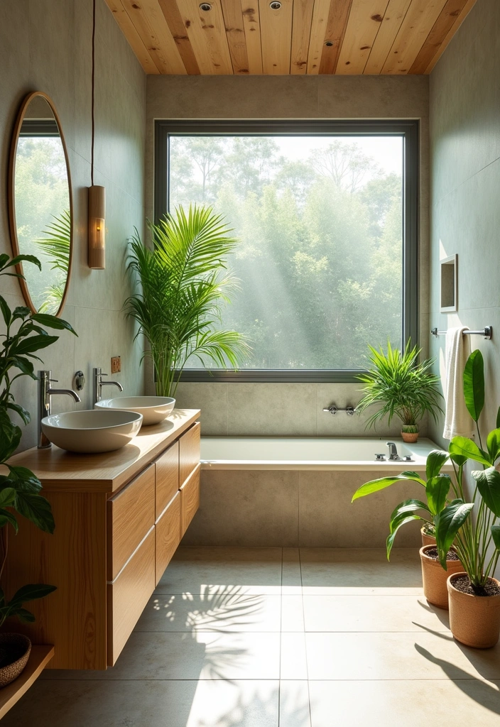 26 Master Bath Ideas for a Luxurious Renovation - 6. Sustainable Chic