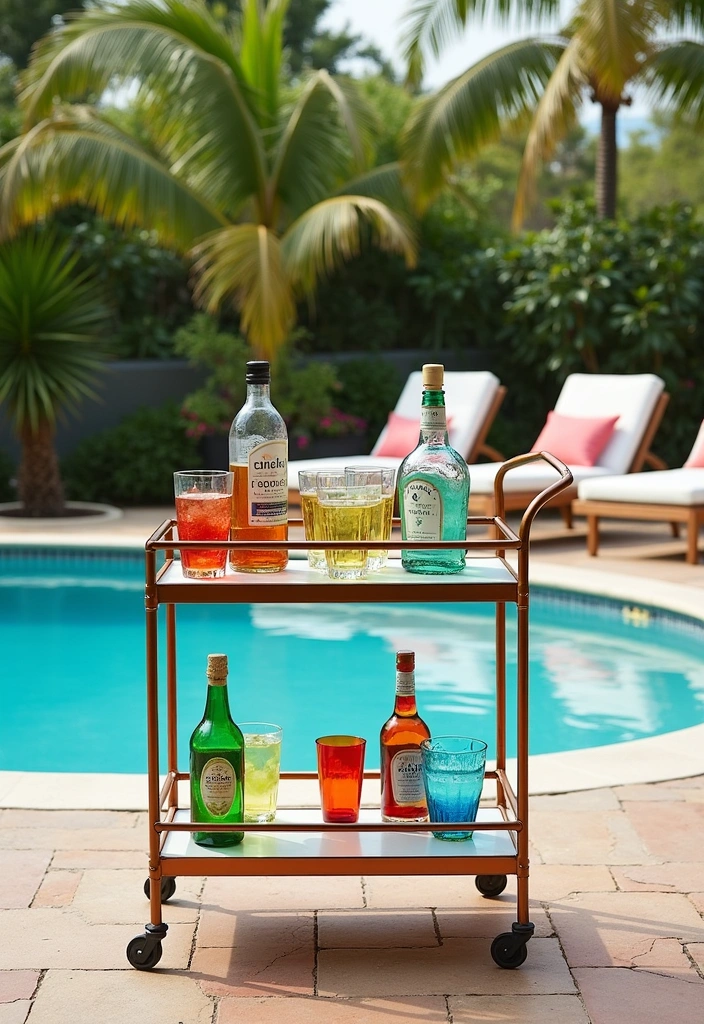 26 Pool Deck Decorating Ideas to Transform Your Outdoor Space - 10. Poolside Bar