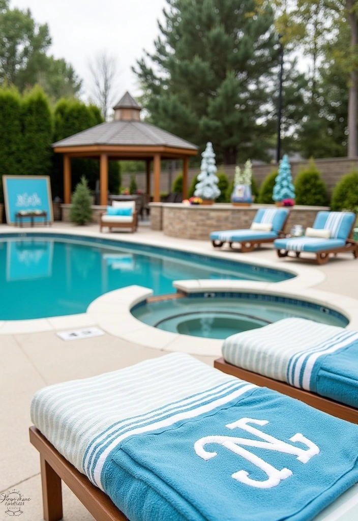 26 Pool Deck Decorating Ideas to Transform Your Outdoor Space - 15. Personalized Touches