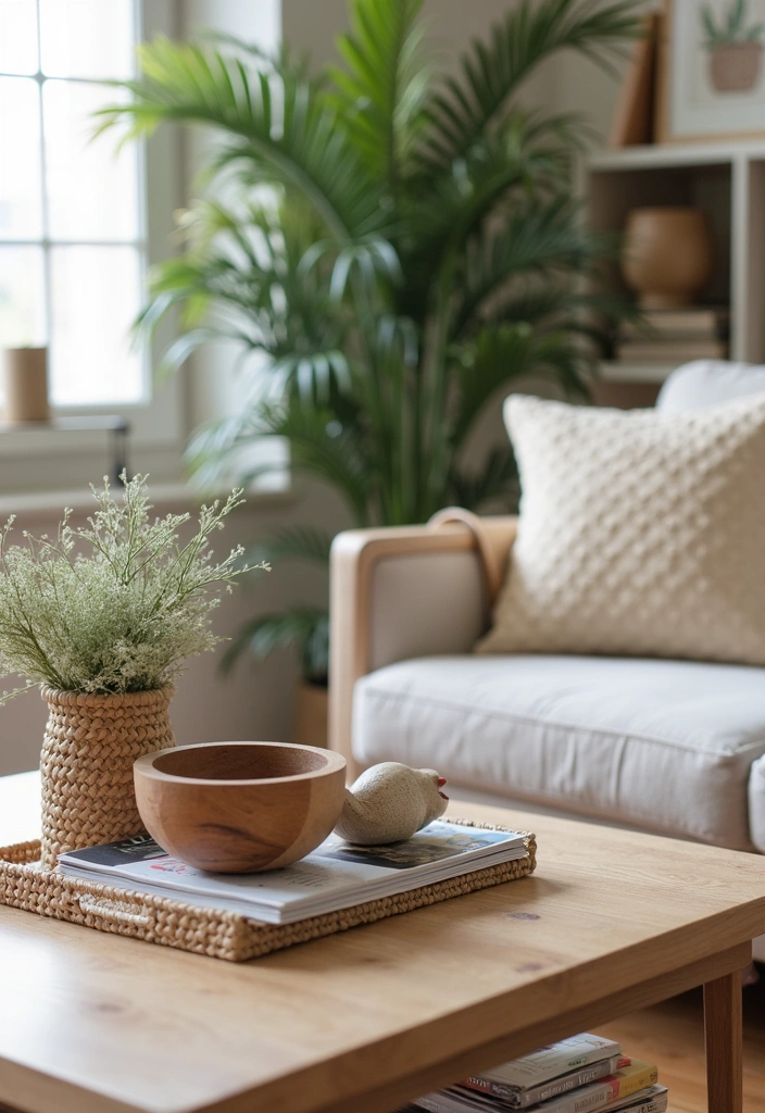 26 Spring Living Room Decor Ideas - 5. Nature-Inspired Accessories