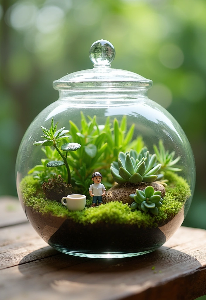 26 Tea Party Centerpiece Ideas to Elevate Your Home Decor - 16. Tea Party Inspired Terrarium