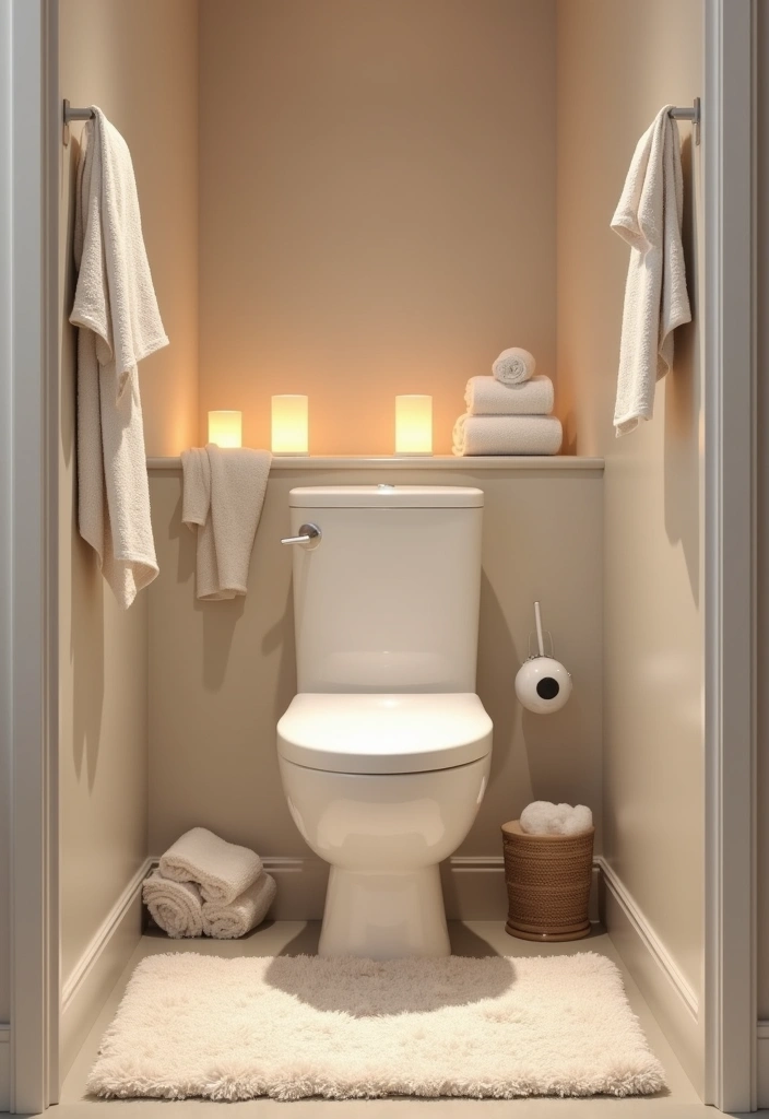 26 Toilet Room Decor Ideas to Transform Small Spaces - 10. Spa-like Serenity