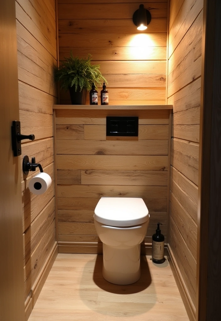 26 Toilet Room Decor Ideas to Transform Small Spaces - 11. Textured Walls for Depth