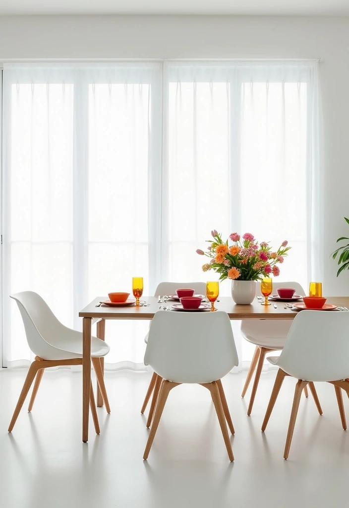 27 Dining Room Wall Color Ideas to Transform Your Space - 4. Bright White