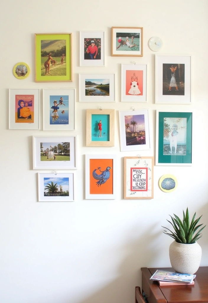 27 Dorm Room Decor Ideas - 2. Gallery Wall of Memories