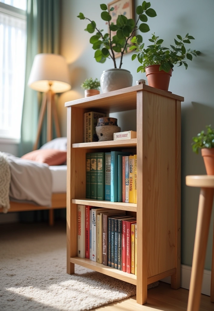 27 Dorm Room Decor Ideas - 20. Personal Touch with Books