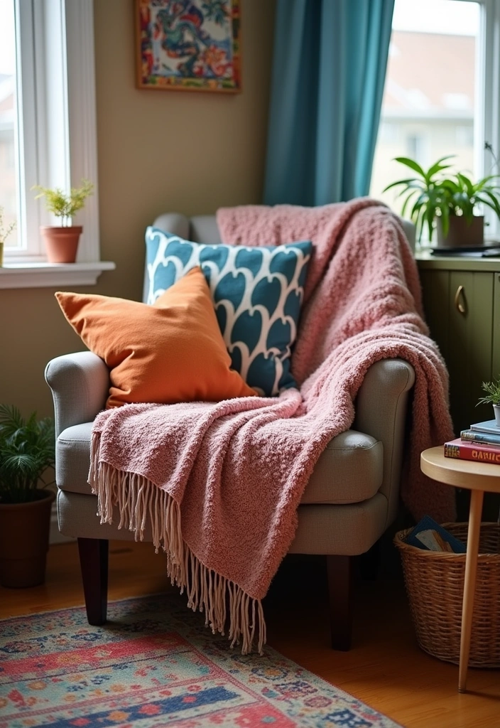 27 Dorm Room Decor Ideas - 22. Cozy Throw Blanket