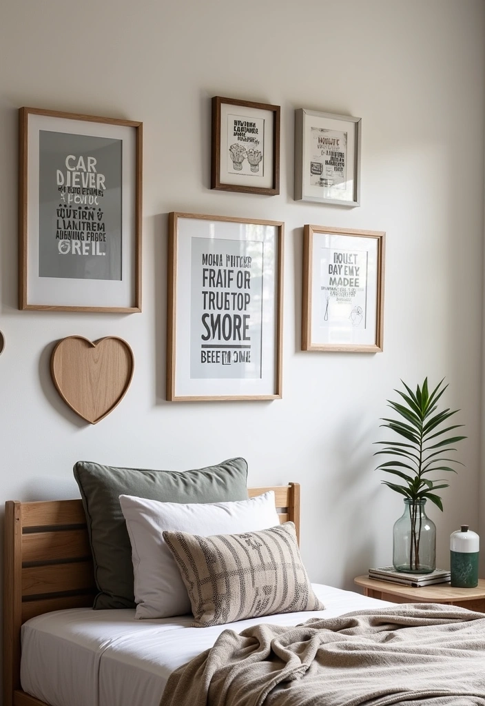 27 Dorm Room Decor Ideas - 25. Unique Wall Art