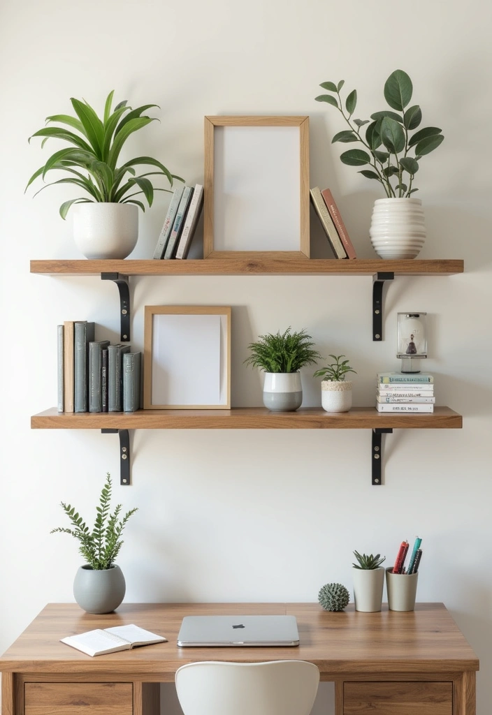 27 Dorm Room Decor Ideas - 7. Wall-Mounted Shelves