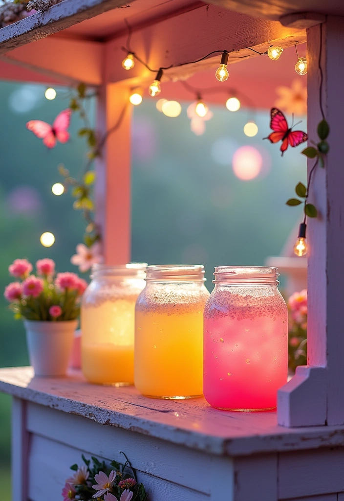 27 Lemonade Stand Ideas to Brighten Your Summer - 8. Whimsical Fairy Tale Lemonade Stand