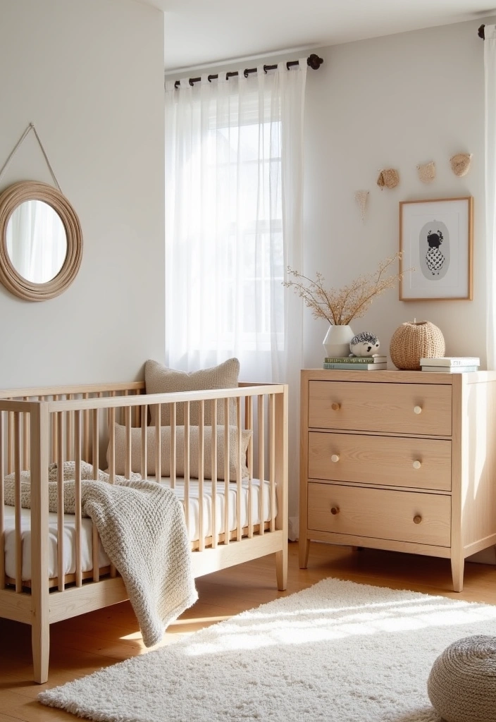 27 Nursery Room Design Ideas - 12. Cozy Scandinavian