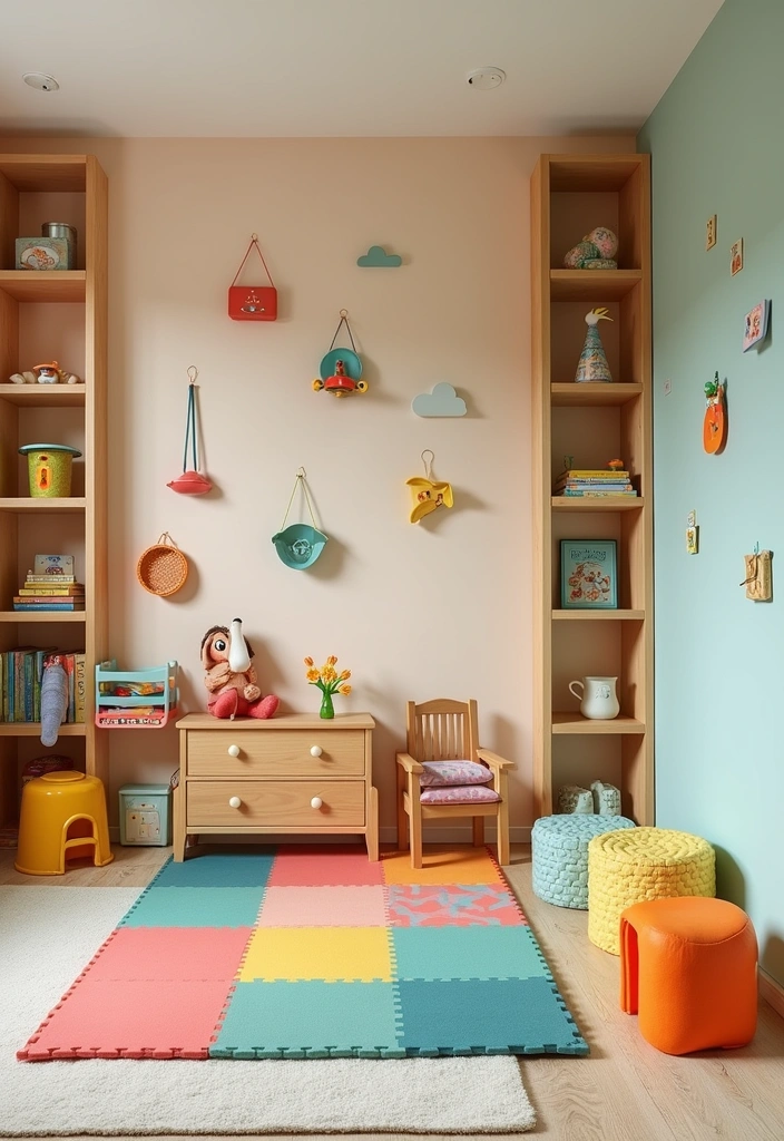 27 Nursery Room Design Ideas - 21. Interactive Play Space