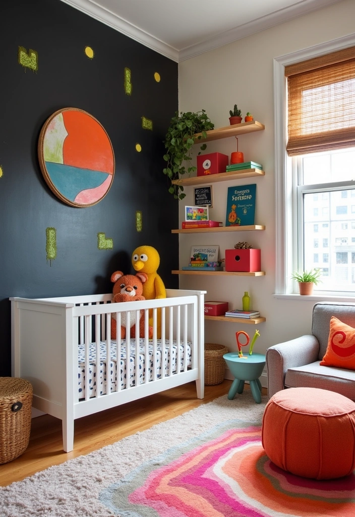 27 Nursery Room Design Ideas - 9. Artistic Expression